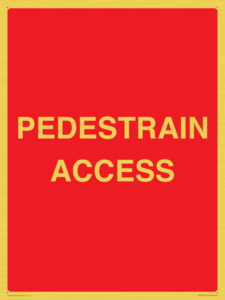 PEDESTRAIN ACCESS
